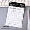 Notas Adhesivas Meow Affairs Creativas Lindas Lista Pegajosa Planificador Manual de Gestión del Tiempo Mini Bloc de Notas
