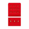 Broches Traseros de Sujetador de Colores de 4.5 cm en Stock, Extensores de Sujetador de Acero Inoxidable y Poliéster de Tres Filas y Tres Ganchos al por Mayor