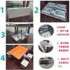 Conjunto de Guarda-Sol de Mesa com Publicidade para Proteção Solar Promoção de Pátio Combinação Portátil de Viagem Dobrável Camping Siaman