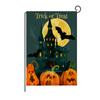 Bandera de Jardín de Halloween Nueva Transfronteriza de Amazon Estampado de Calavera Bandera de Lino Decoración de Patio