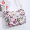 Bolsa Casual Ligera para Mamá, Bolso de Lona para Mujer, Bolso Cruzado de Hombro Estilo Coreano de Tela Oxford para Teléfono Móvil, Bolso de Gran Capacidad para Mujer