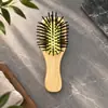 Pente de Massagem Pente de Madeira Doméstico Especial para Mulheres Pente com Bolsa de Ar Pente de Madeira Meridianos do Couro Cabeludo Massageador Fofo Pente de Bambu com Almofada de Ar