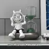 Adornos de Escritorio de Astronauta Astronauta Decoración para Dormitorio Sala de Estar Mueble de TV Gabinete de Vino Regalo de Mudanza a Casa Nueva