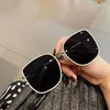 Moda coreana novo óculos de sol gm armação grande quadrado feminino popular online ins Estilo óculos de sol óculos anti ultravioleta atacado