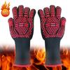 Los Guantes para Barbacoa Son Retardantes de Llama, Antideslizantes, Resistentes al Corte y Resistentes a Altas Temperaturas de 300-800 Grados, Aislantes del Calor, Resistentes al Fuego, Aptos para Horno y Antiescaldaduras