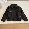 Nausicaä del Valle del Viento 2026 Primavera Nueva Tendencia Genial Chaqueta de Cuero para Motocicleta Infantil Chaqueta Elegante para Niños y Niñas Top Nuevo