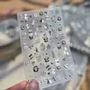 Pegatinas para Uñas de Foil Dorado Estilo Oscuro Pegatinas para Uñas de Niñas son Decoraciones para Uñas de Estrella-Luna-Latido para Uñas Portátiles