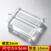 Suporte de Mesa Acrílico Base Transparente Slot para Cartão Suporte de Mesa de Jantar Quadrado Redondo Base para Placa de Número de Mesa Numerada