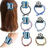 Estilo Coreano Simple Azul Macy's Adorno para la Cabeza Anillo para el Cabello Cuerda para el Cabello Hiptone Dibujos Animados Creativo Cuerda para el Cabello Simple Hecho a Mano Cuerda para el Cabello