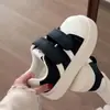 Zapatos de Suela Gruesa con Velcro y Puntera de Concha de Alto Valor para Mujer 2026 Otoño Nuevo Estilo Zapatos de Tabla Zapatos Blancos Zapatos de Pan para Estudiante