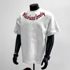 Marca Americana de Moda de Rua Verão Nova Camiseta de Manga Curta com Estampa de Letras para Homens 2025 Tendência Solta Moda Camiseta para Homens
