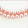 100 chapado en vidrio agujero recto perla de imitación hecho a mano DIY horquilla pulsera collar accesorios material ventas directas de fábrica