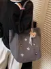 2025 Nuevo Otoño e Invierno Casual Versátil Bolso Tote de Gran Capacidad Bolso de Hombro de Moda Bordado Transfronterizo Bolso de Mano para Viajes