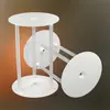 Suporte para Empilhamento de Bolo Suspenso de Dois Andares Camadas Alternadas Espaçamento de Altura Bolo de Aniversário Popular na Internet Suporte Criativo para Confeitaria Gaxeta