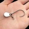 Anzuelo giratorio de un solo ojo con lentejuelas, anzuelo de hierro con cola de tubo, anzuelo para pesca en el mar, caballa, pistola dorada, anzuelo luya, accesorios de pesca al por mayor
