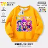 Moletom Bruxa Caçadora de Kpop Tops de Outono para Meninas 2025 Novo Estilo Infantil Crianças Médias e Grandes Estilo Primavera e Outono