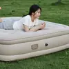 Colchón inflable, totalmente automático, para uso doméstico, individual, engrosado, portátil, adecuado para acampar al aire libre, colchoneta para dormir, colchón de aire