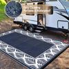 Hierba de PP Raffia Tejida Equipo de Camping Alfombrilla para RV Alfombra Exterior Anti-Envejecimiento a Prueba de Humedad para Uso en Jardín Patio Césped