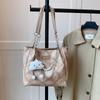 Bolso Tote Casual de Hombro 2025 Otoño e Invierno Nuevo Estilo para Llevar en la Mano Moda Bolso Grande de Mensajero Cubo para Viajes