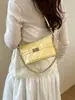 Bolso Único Texturizado para Axila para Mujer 2026 Nuevo Estilo Bolso de Hombro para el Trabajo y los Viajes Bolso Cruzado Acolchado con Cadena