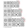Pegatinas de pared de color DIY transfronterizas para cocina, baño, azulejos decorativos impermeables, pegatinas para renovación de casas, venta al por mayor