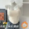 Bralette de Estilo Cómico para Otoño e Invierno con Almohadilla en el Pecho, Disponible en Opciones Delgadas o Gruesas, Adecuado para Usar en Capas Sin Necesidad de Sujetador, para Mujeres