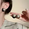 Brincos de Pérola de Luxo Leve com Agulha de Prata S925 para Mulheres, Brincos Exquisitos com Zircônia Microincrustada de Alto Padrão, Acessórios de Orelha Versáteis e Elegantes