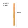 Cuchara de postre de madera de haya estilo japonés, tenedor de fruta, registro, mango largo, cuchara mezcladora, madera maciza, cuchara de sopa, palillos de madera, juego de cuchillo y tenedor