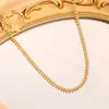 Colar de Orelha de Trigo em Forma de Coração Estilo Europeu e Americano Luxo Leve Nicho Cor Dourada Aço Titânio Sem Cor Corrente de Clavícula de Alta Qualidade para Mulheres