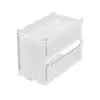 Caja de pañuelos para pared, dispensador de pañuelos impermeable para el baño, portarrollos de papel higiénico, estante de almacenamiento de pañuelos para el baño, no requiere perforación