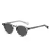 Óculos de Sol Versáteis Personalizados para Influenciadores de Moda Masculinos e Femininos 8662 Pino Acrílico Retrô Literário Proteção Solar Óculos de Sol Polarizados