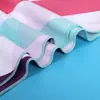 ¡Guau, Toalla de Playa Impresa a Rayas Personalizada, Toalla de Baño de Microfibra con Forro Polar Doble Cara para Natación y Fitness, Toalla de Playa para Exteriores