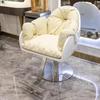 Silla de salón simple estilo japonés especial para peluquería ajustable giratoria taburete para corte de cabello teñido caliente taburete para barbería celebridad de Internet