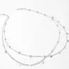 Cadena de Cintura de Cadena Superpuesta con Cruz de Cuentas de Cobre de Amazon Estilo Callejero de Moda Cadena de Cuentas Redondas Cadena de Cintura Sexy Superpuesta Accesorio de Cintura de Playa para Mujer