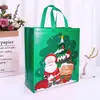 Saco de Presente de Natal Saco de Embalagem à Prova d'Água Sacola Laminada Publicitária para Compras Fabricante Personalizado Logotipo Colorido Impresso Sacola Não Tecida