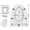 Tapa de Inodoro Doméstica Universal Engrosada Tapa de Inodoro Tapa de Inodoro Tapa de Inodoro Accesorios para Comercio Exterior Tapa de Inodoro