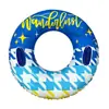 Flotador Inflable de Axila con Asas, Patrón de Espiga, Flotador de Natación de Doble Cámara de Aire, Flotador Acuático Engrosado y Ampliado