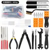 Kit de herramientas para modelos de impresión 3D transfronterizo, juego de 40 piezas, incluye pinzas de corte, limas de lijado, bloque de pulido y raspador de limpieza