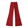 Conjunto de dos piezas para mujer, estilo coreano, chaqueta cárdigan corta con capucha de forro polar de caída fluida, pantalones acampanados versátiles con cordón.
