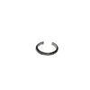 Anillo Abierto Giratorio para Mujer, Estilo Fresco, Anillo Simple y Versátil, Venta al por Mayor de Fábrica