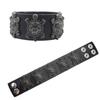 Ventas Directas de Fábrica Transfronterizo Streetwear Europeo y Americano Punk Remache Pulsera de Cuero Moda Tendencia Pulsera de Cuero con Remaches