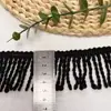 Suministro Directo de Fábrica Encaje con Flecos de Cuerda Retorcida Encaje para Toalla de Playa Encaje para Sombrilla de Sol Encaje con Borlas Textil para el Hogar Borla para Dobladillo de Sofá