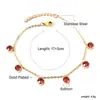 Pulseras Populares Europeas y Americanas, Lindos y Dulces Colgantes de Mariposa y Libélula con Pulseras de Diamante Blanco, Venta Directa de Fabricantes de Joyería de Acero Inoxidable