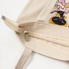 Bolsa de Lona para Armazenamento com Padrão de Gato de Desenho Animado, Moda, Compras, Zíper, Portátil, Bolsa de Algodão, Logotipo Personalizado