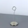 Placa de Número de Mesa Desmontable en Stock Exhibidor Mayorista Soporte para Etiquetas de Pastel Clip Publicitario Menú Abierto Plato
