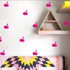 Estilo nórdico Swan Animal Adesivos de parede simples quarto das crianças dormitório decoração adesivo FX1243