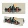 Alfombrilla de Ratón Extendida Estilo Antiguo Paisaje Extra Grande Oficina Antideslizante Resistente al Desgaste Pad de Escritorio Pad para Teclado de Juego Admite Personalización Según Dibujos