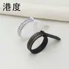 Anillo de Medición de Anillos Estándar de Hong Kong Anillo de TPU Ecológico Regla Suave Medición de Circunferencia del Dedo de Joyería Ajustable Medición Transfronteriza