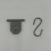 GANCHO DE TOLDO PARA MOTORHOME Gancho de Toldo para Motorhome Gancho para Secar Roupas ao Ar Livre Gancho de Duas Furações para Motorhome de Viagem Autônoma