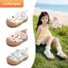 Wei Jun Yi Sandalias de Pie para Bebé Niña Verano Suela Suave Antideslizantes Zapatos de Princesa Zapatos de Bebé Sandalias para Niña Zapatos Funcionales